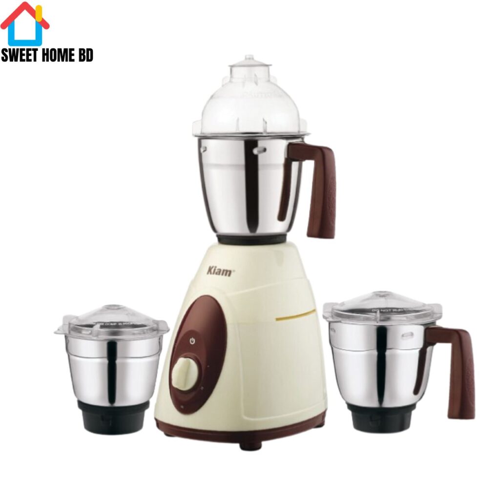 Kiam 3 IN 1 Blender With Chopper and Grinder 1.5L.